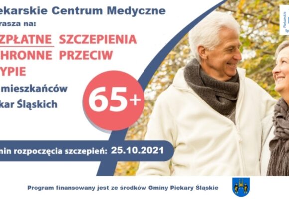 Szczepienia przeciw grypie dla mieszkańców 65+