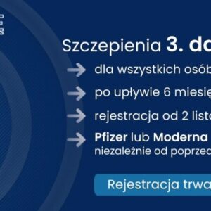 Szczepienia trzecią dawką przeciw Covid-19