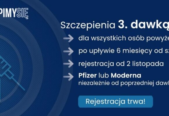 Szczepienia trzecią dawką przeciw Covid-19