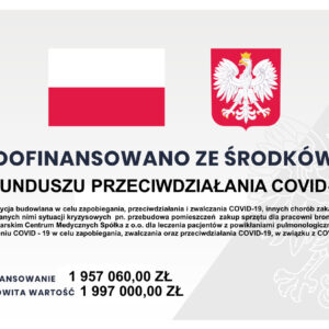 Dofinansowanie ze środków Funduszu Przeciwdziałania COVID-19