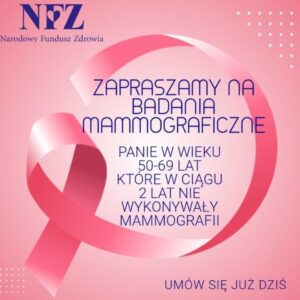 Zapraszamy na darmową mammografię