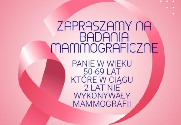 Zapraszamy na darmową mammografię